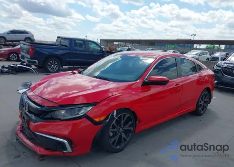 2020 Honda Civic Sport из США, поврежденный, VIN 2HGFC2F85LH573908